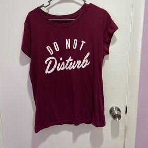 Maroon shirt